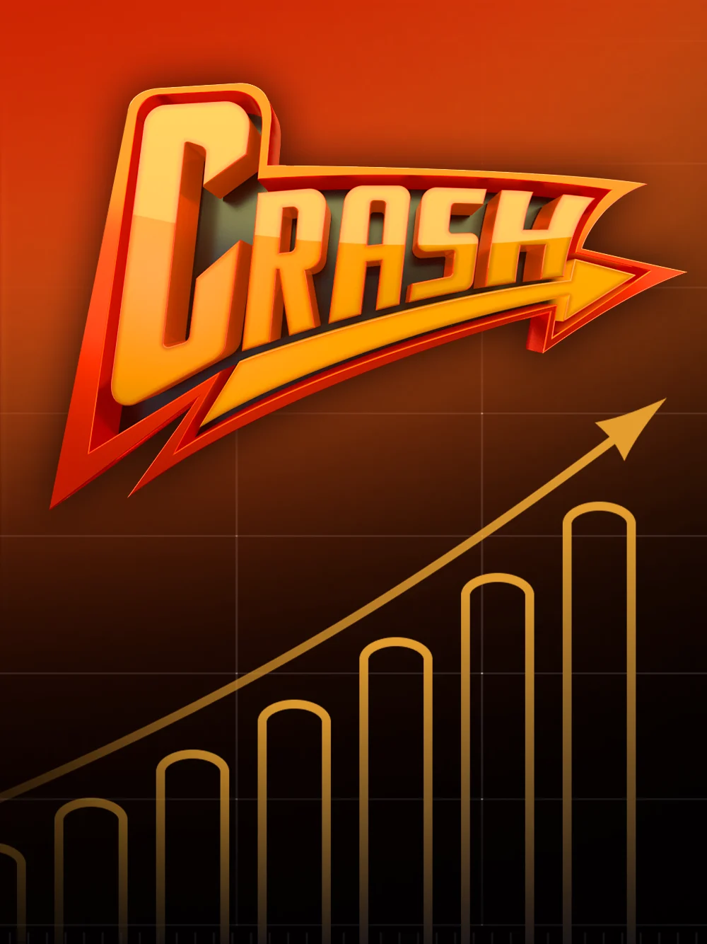 Juego crash con diseño técnico y efecto de velocidad